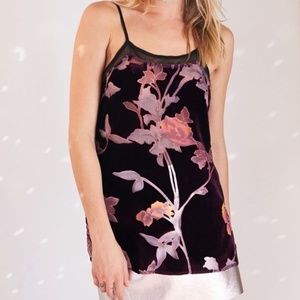 Urban Outfitters Kimchi Blue Velvet Slip Cami M